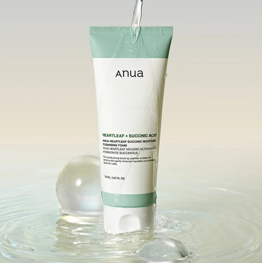 Heartleaf Succinic Moisture Cleansing Foam 150ml / 5.07 fl. oz.