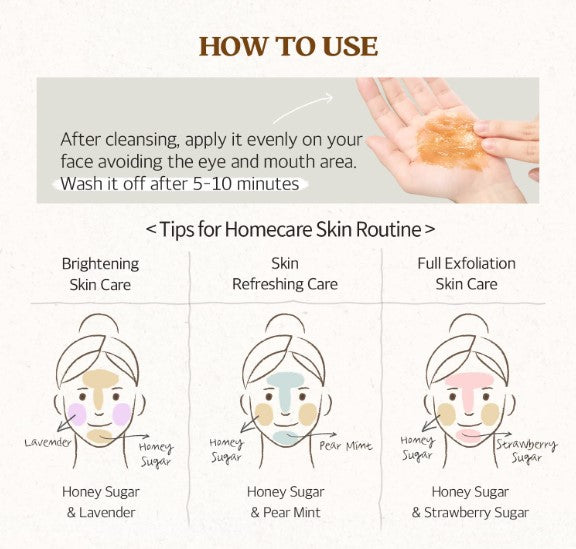 Mask Honey Sugar 120ml / 4.05 oz.