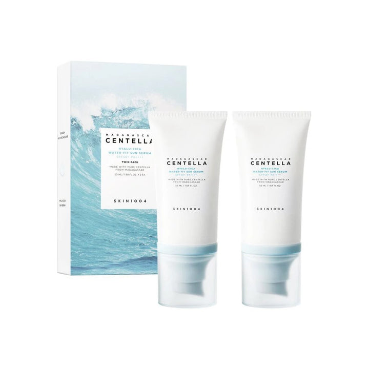 Madagascar Centella Hyalu-Cica Water-Fit Sun Serum 50ml Twin Pack