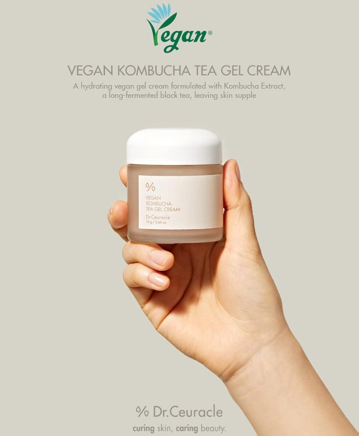 Vegan Kombucha Tea Gel Cream 75ml / 2.64 fl. oz.