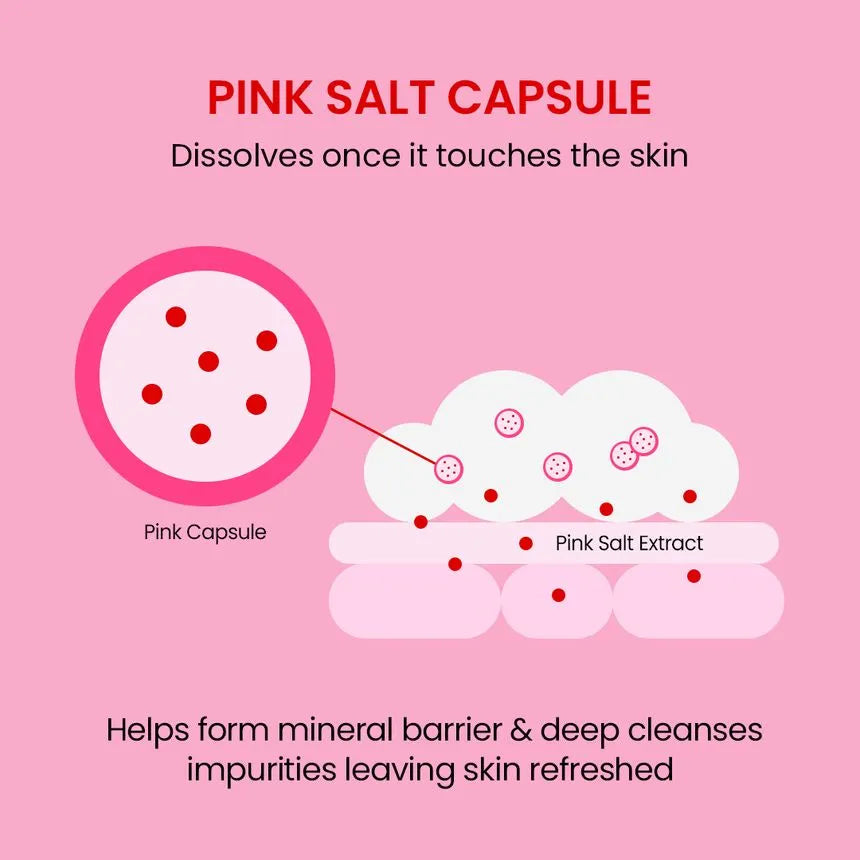 Pink Salt AHA BHA Cleansing Foam 120ml – Mida K-Beauty