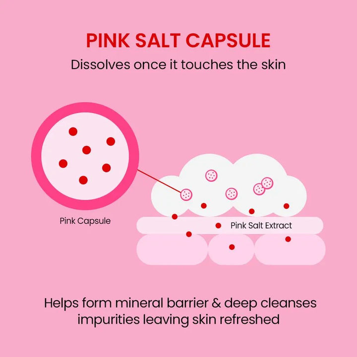 Pink Salt AHA BHA Cleansing Foam 120ml