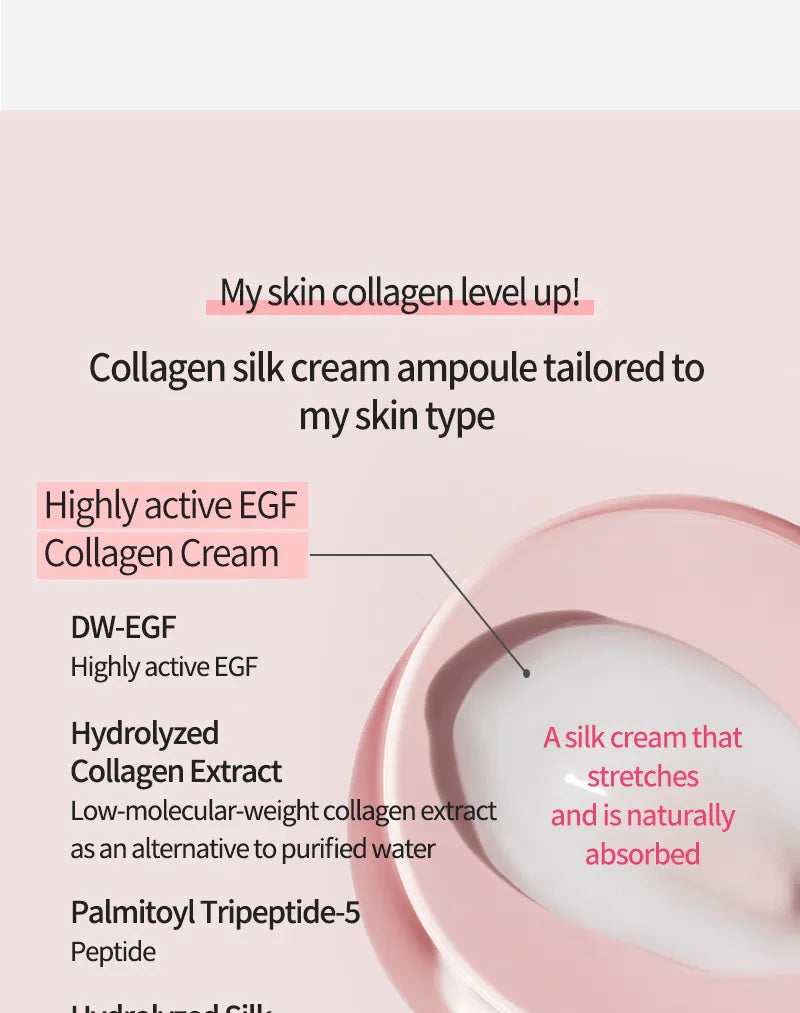 EasyDew DW-EGF Collagen Silkream Ampoule 55g