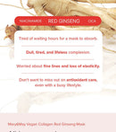 Mary & May Vegan Collagen Red Ginseng Mask (30g * 4ea)