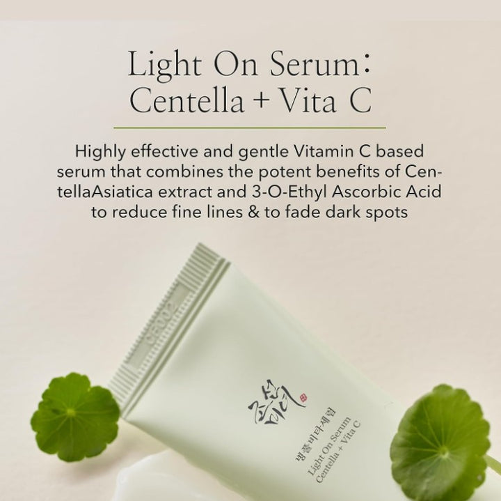 Light On Serum : Centella + Vita C 30ml / 1 fl. oz.