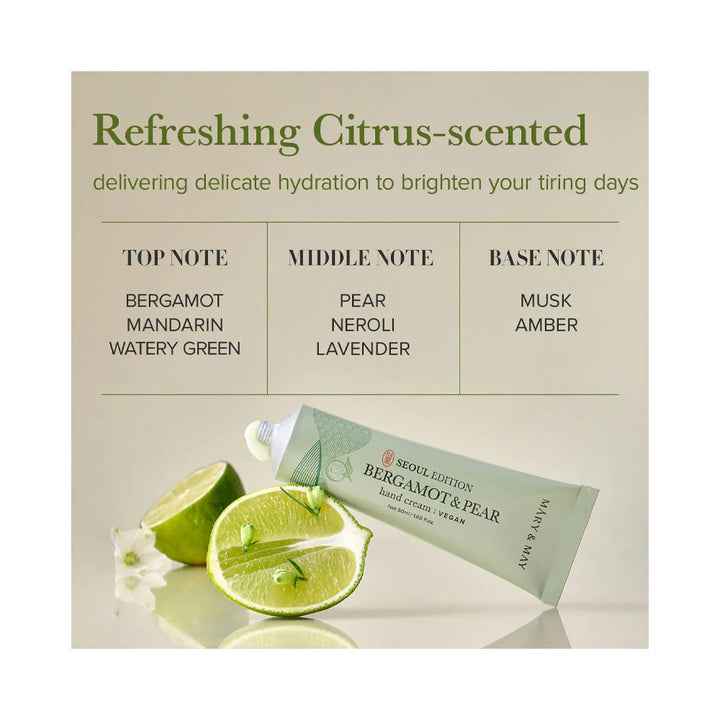 Seoul Edition Hand Cream Vegan Bergamot & Pear