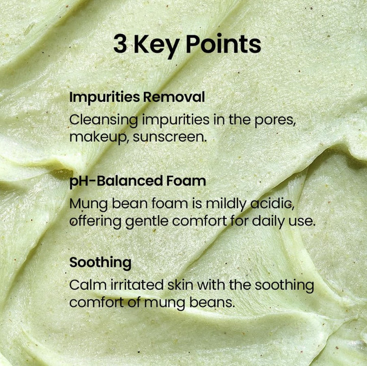 Mung Bean pH-Balanced Cleansing Foam 5.4fl.oz / 160ml