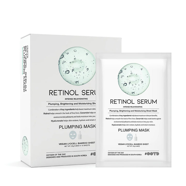 Retinol Serum Plumping Face Mask 10pcs