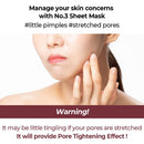 Numbuzin No.3 Tingle-Pore Softening Sheet Mask 4ea