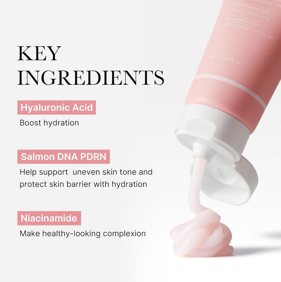 Salmon DNA PDRN Pink Hyaluronic Moisturizing Cream 50ml / 1.69 fl. oz.