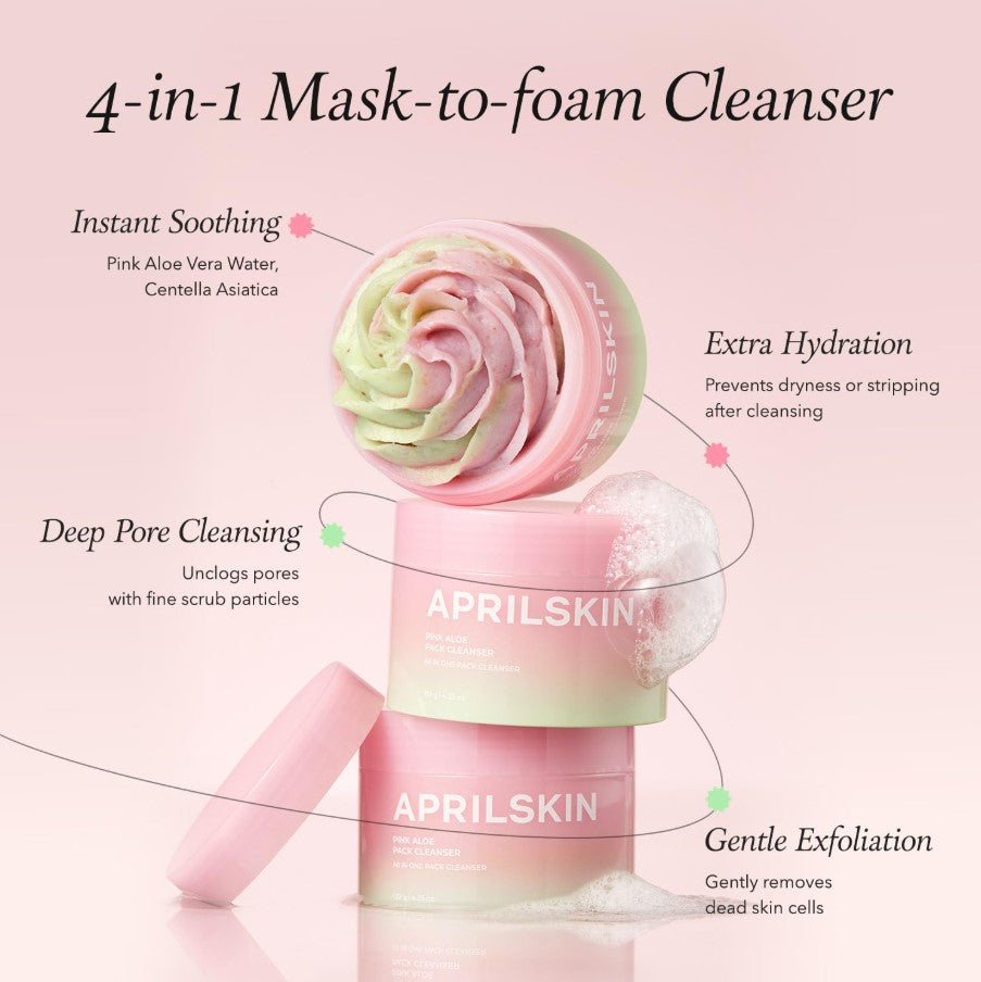 Pink Aloe Facial Polish Cleanser 120ml / 4.23 fl. oz.