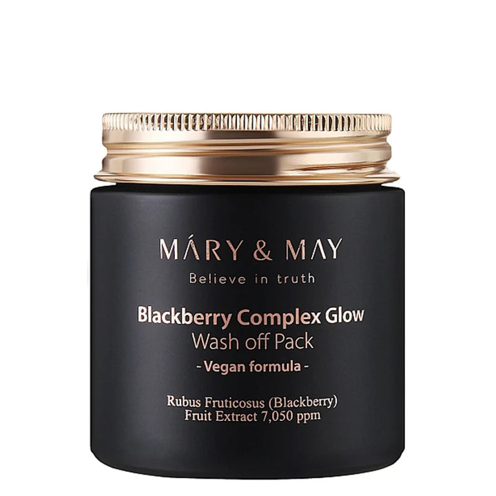 Vegan Blackberry Complex Glow Wash Off Mask 4.23 fl. oz. / 125ml