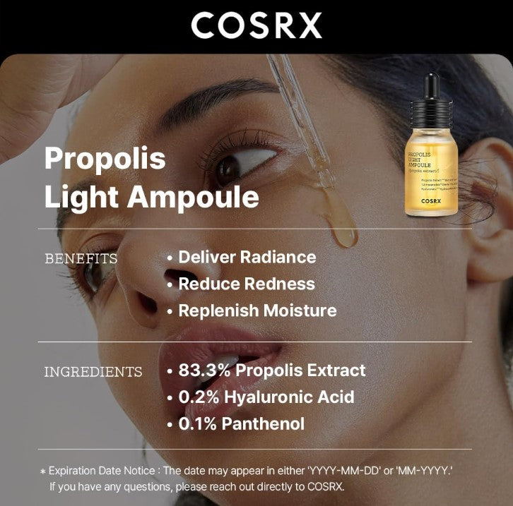 Propolis Ampoule, Glow Boosting Serum 30ml