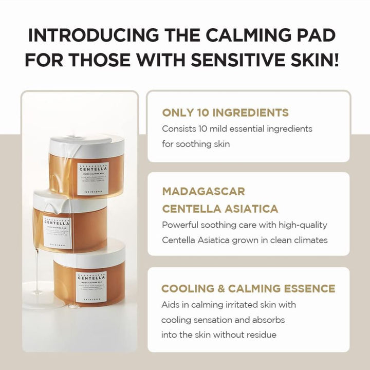 Madagascar Centella Quick Calming Pad 70 Pads / 130ml / 4.39 fl. oz.