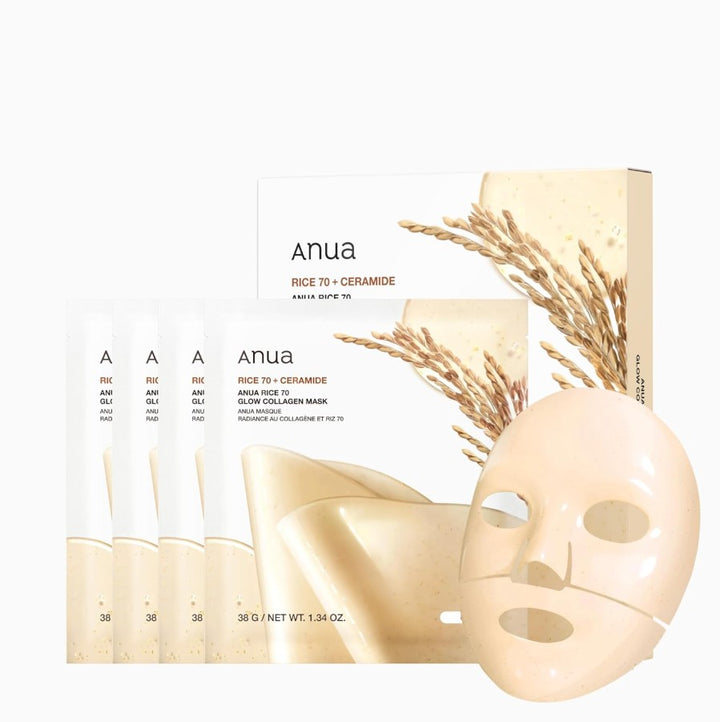 Rice 70 Glow Collagen Mask 4ea