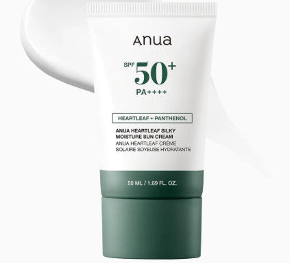 HEARTLEAF SILKY MOISTURE MILD SUNSCREEN 50ml SPF 50+