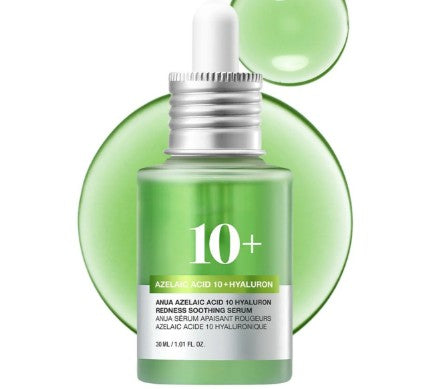 Azelaic Acid 10+ Hyaluron Redness Soothing Serum 30ml, 1.01 fl. oz.