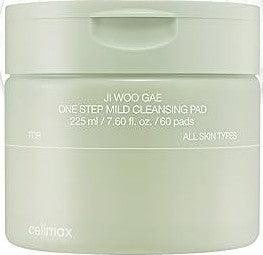 Ji Woo Gae One Step Mild Cleansing Pad 225ml / 7.6 fl. oz. / 60 Pads