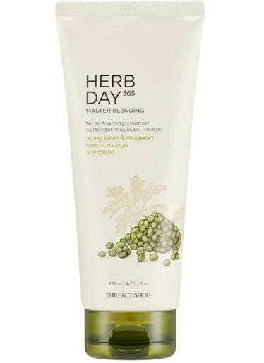 Herb Day 365 Master Blending Cleansing Foam Mung Bean & Mugwart Face Wash