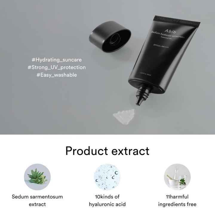 Heartleaf Sedum Hyaluron Sunscreen Protection Tube 50ml