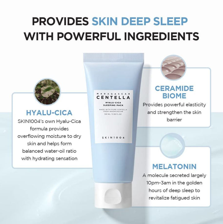 Madagascar Centella Hyalu-Cica Sleeping Pack 3.38 fl.oz / 100ml