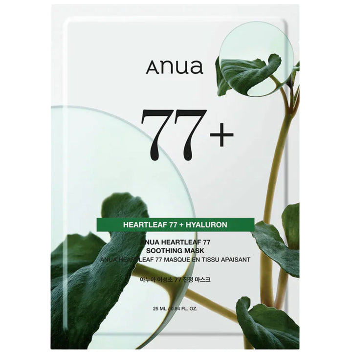 Heartleaf 77 + Hyaluron Soothing Mask 1pk