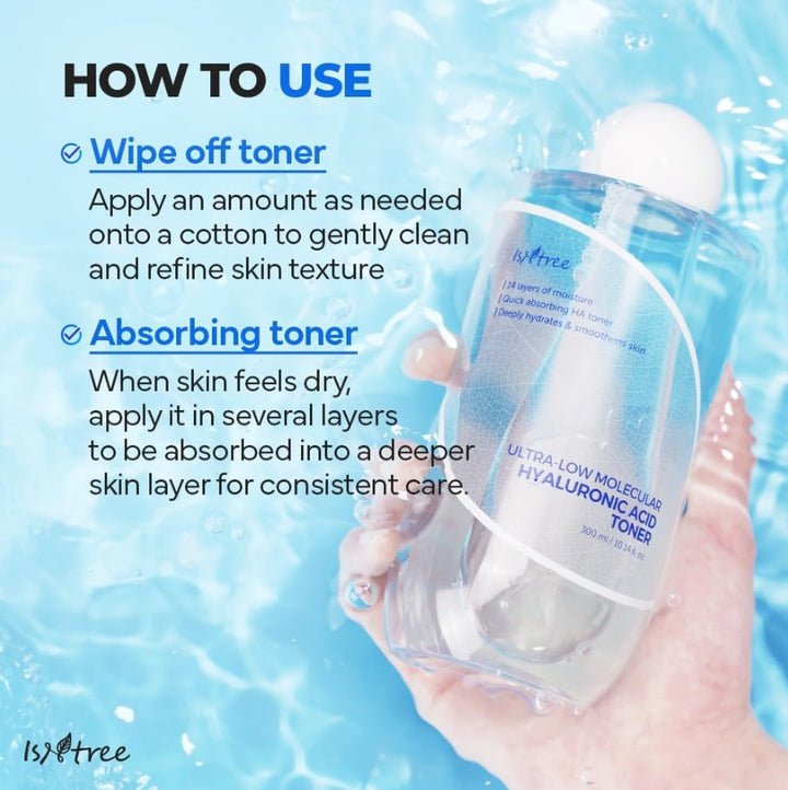 Ultra-Low Molecular Hyaluronic Acid Toner 300ml / 10.14 fl.oz
