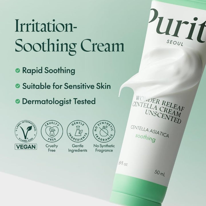 Wonder Releaf Centella Cream Unscented 50ml / 1.69 fl. oz.