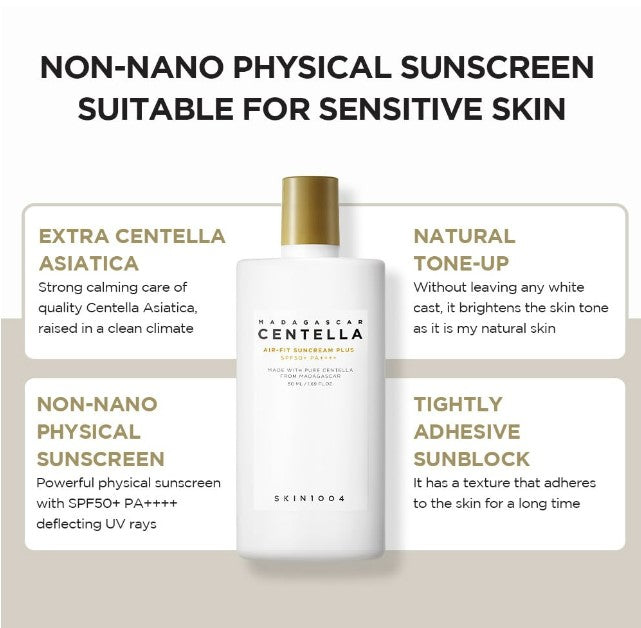 Madagascar Centella Air-fit Suncream Plus 1.69 fl. oz / 50ml