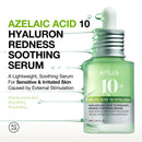 Azelaic Acid 10+ Hyaluron Redness Soothing Serum 30ml, 1.01 fl. oz.