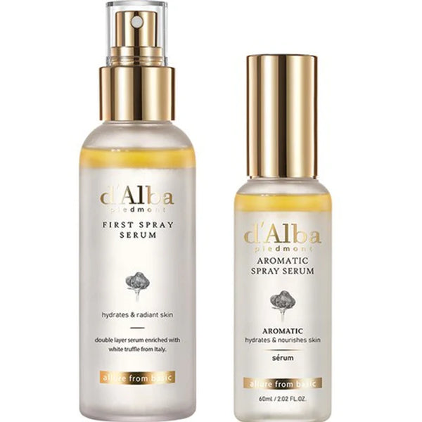 d'Alba The Premium Vegan Gift Set First Spray & Aromatic Spray Serum