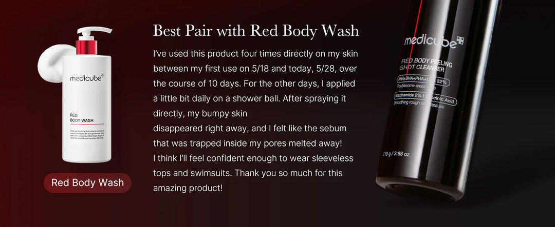 Medicube Red Acne Body Wash 400g