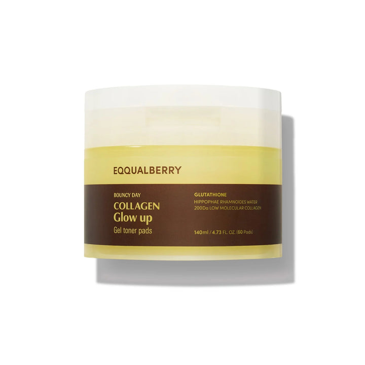 Bouncy Day Collagen Glow Up Gel Toner Pads 60