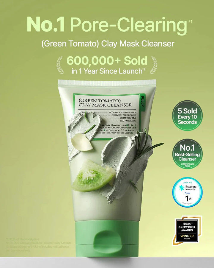 Fully Green Tomato Clay Mask Cleanser