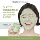 P.Calm Holy Basil Bubble Deep Mask 90g