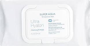 Super Aqua Ultra Hyalron Cleansing Oil Wipes 30ea