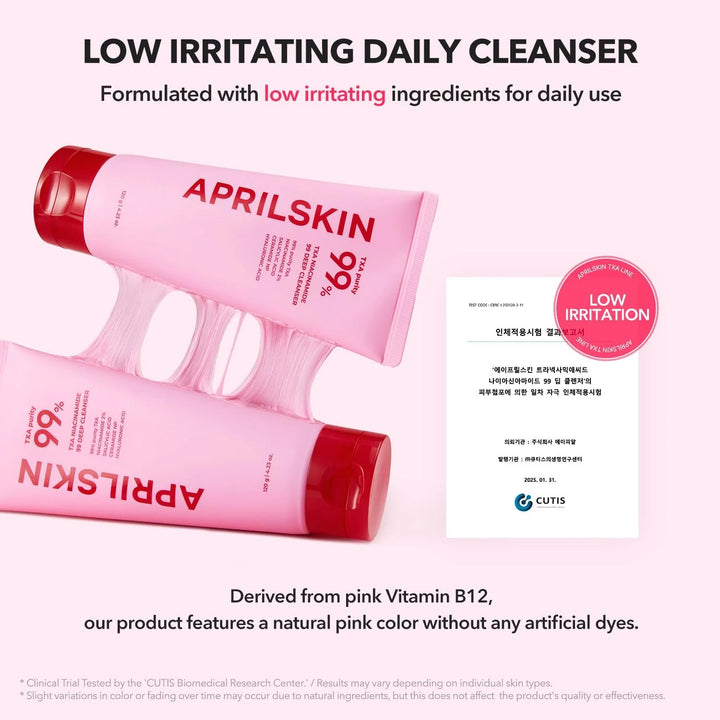 Aprilskin TXA Niacinamide 99 Bubble Deep Cleanser 120g