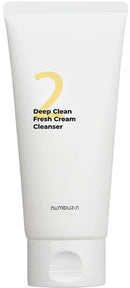 Numbuzin No.2 Deep Clean Fresh Cream Cleanser 120ml / 4.05 fl. oz.