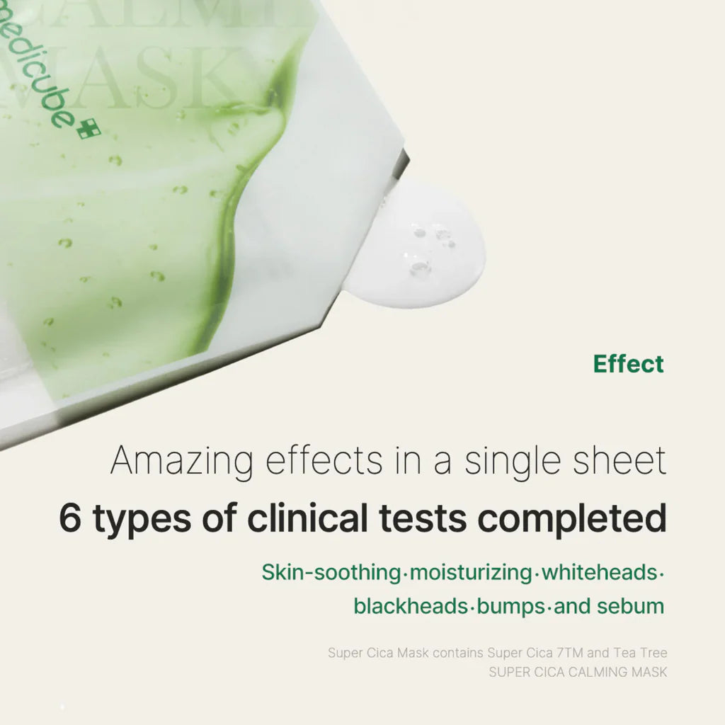 Medicube Super Cica 7 Panthenol Tea Tree Arginine Mask 1