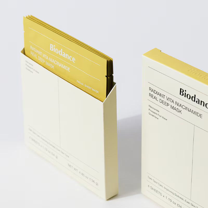 Radiant Vita Niacinamide Real Deep Mask 4ea