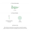 The face shop Air cotton 01 Mint SPF 30+